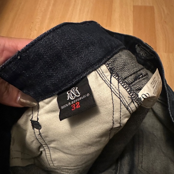 Men’s rock and republic dark wash jeans - Picture 4 of 4